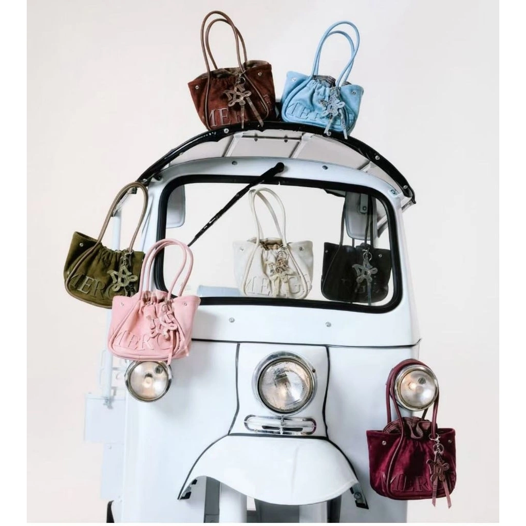 Tas Wanita Merge A Day Tote Bag Suede Premium Import