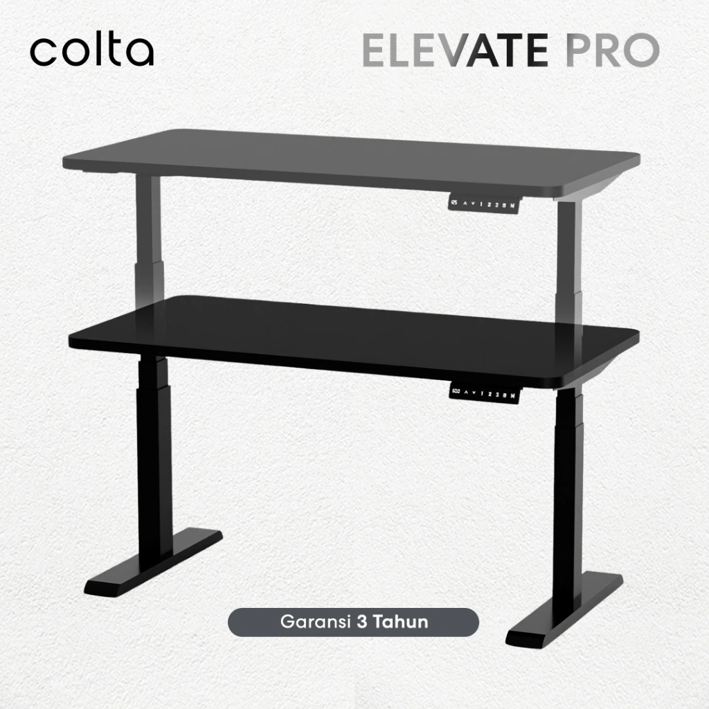 Colta Elevate PRO Electric Adjustable Standing Desk Meja Kerja Gaming