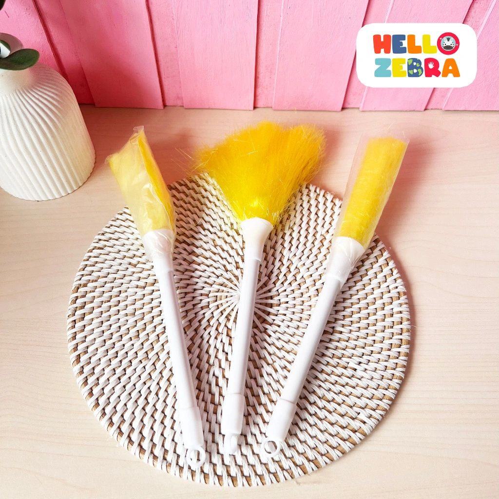 Kemucing mini | Kuas Crayon | Kemucing Crayon Kecil | Pembersih Remahan Crayon | Sulak Kemoceng Kecil