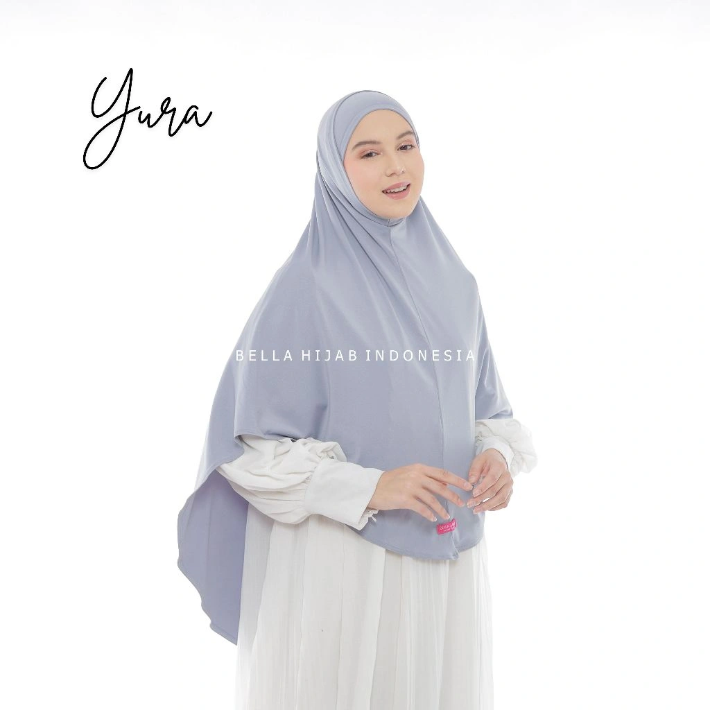 Bella Hijab - Jilbab Bergo Melayu Plus Soft Inner Yura Instan XL