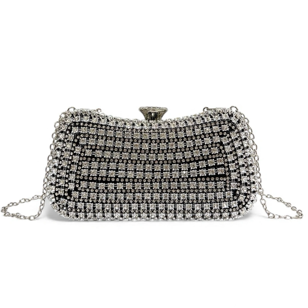 Clutch Pesta Permata Clutch Evening bag L11 BLACK