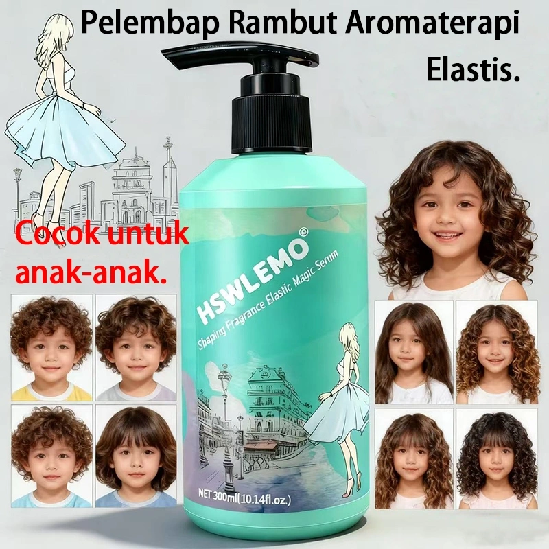 Gel Rambut Keriting Krim Curl Cream Pengeriting Rambut Hair Gel Aromaterapi Wangi Anti Kusut & Styling Mudah
