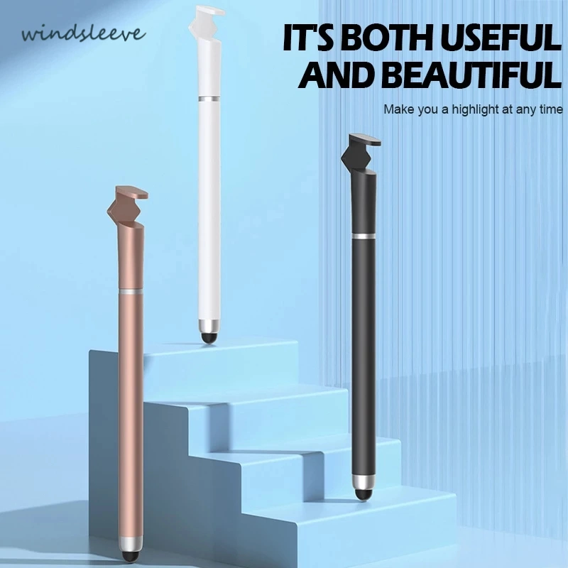 Stylus Touchscreen Standing Phone Holder Hp + Touch Screen Smartphone Stylus 3 in 1 Pen-Win