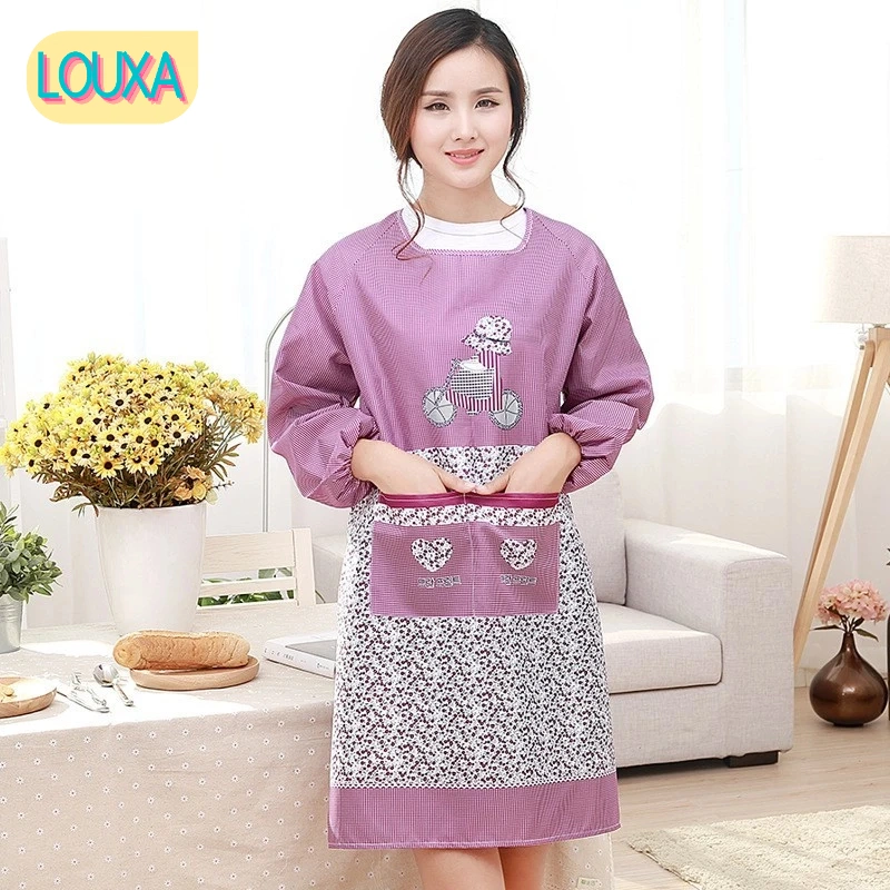 Celemek Wanita Ala Korea Style Apron Cooking Barista