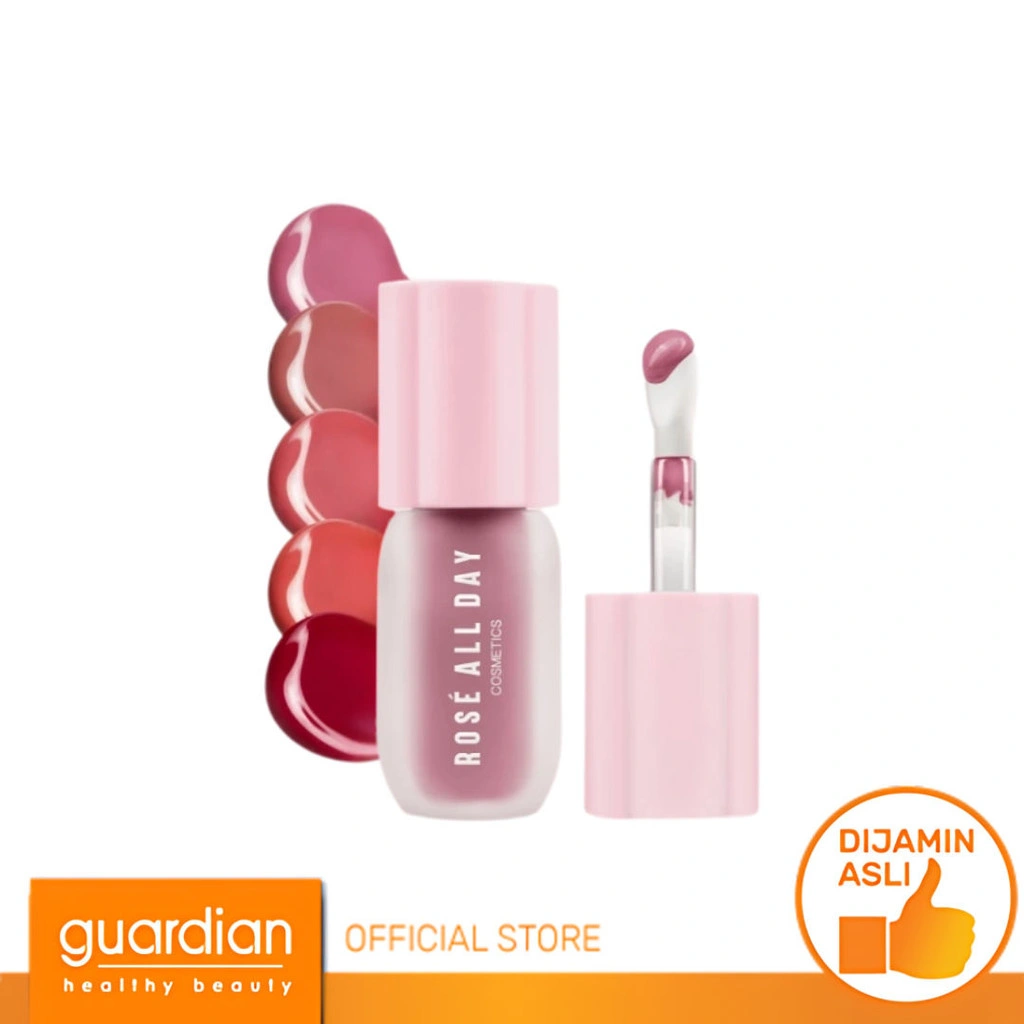 Rose All Day Cheeky Flush Liquid Blush - Blush On Cair (Cream/Krim), Pigmented & Long-Lasting, Natural Finish 3.5Gr