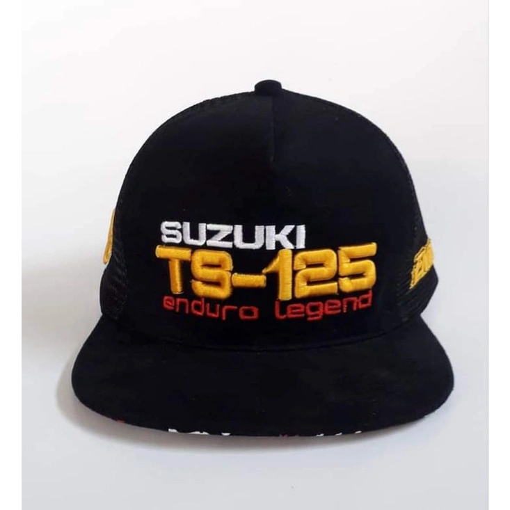 Topi pria suzuki ts 125 snavback trail trabas