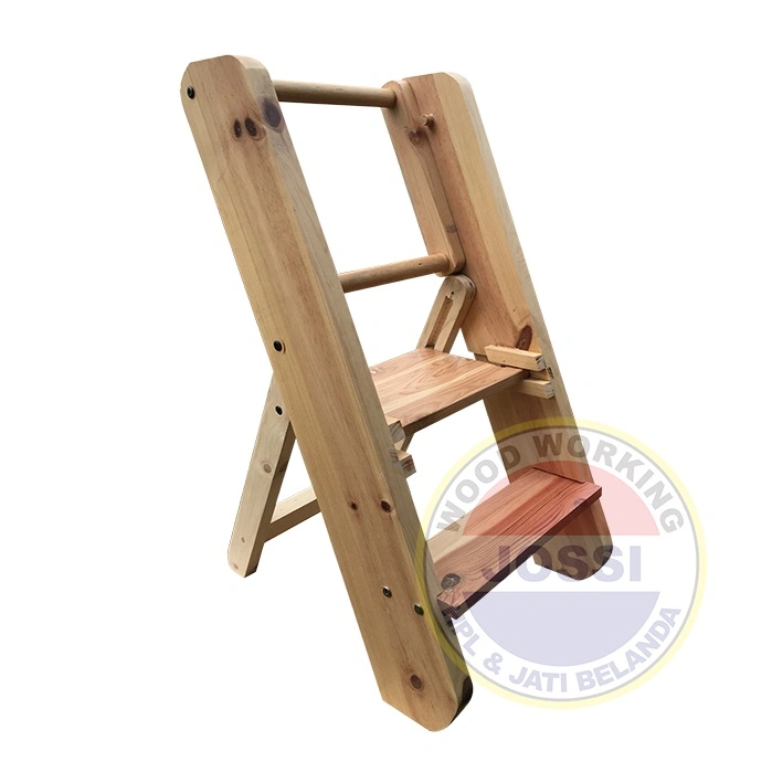 Folding Helper Tower Learning Stool For Toodlers / Tangga Anak Lipat Kayu