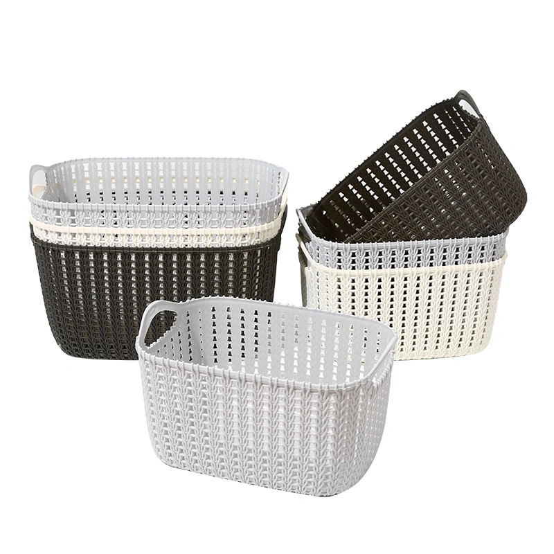 TP113 Keranjang Rotan Plastik Tempat Serbaguna Mainan Snack Toy Basket