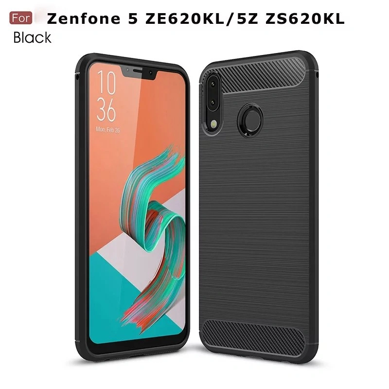 CASE ASUS ZENFONE 5 NEW ZE620KL CASE CARBON RUGGED ARMOR ANTI SHOCKPROOF
