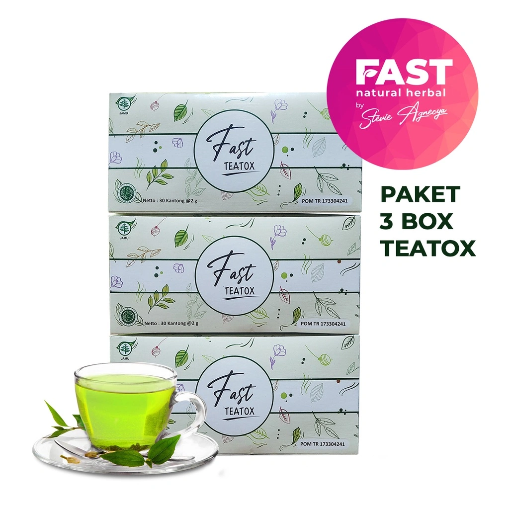 FASTNATURALHERBALPAKET TEATOX 3BOX
