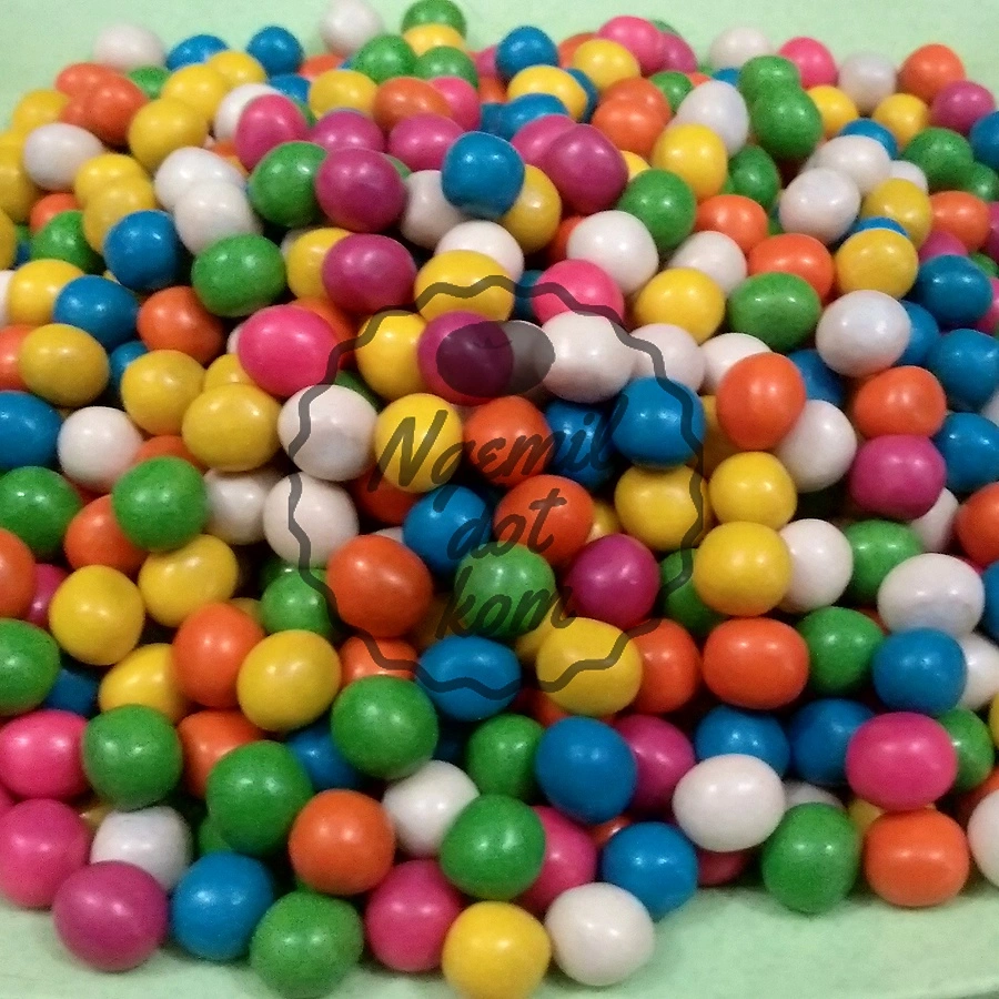 BOLA WARNA 250gr / PERMEN BISKUIT / PERMEN WARNA WARNI