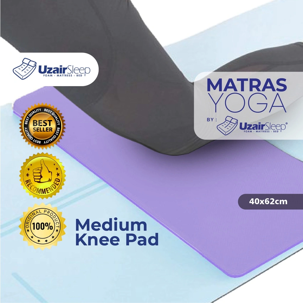 UZAIR SLEEP - Matras Alat Olahraga Protector Yoga Fitness | Polos - Medium Kneepad 40X62