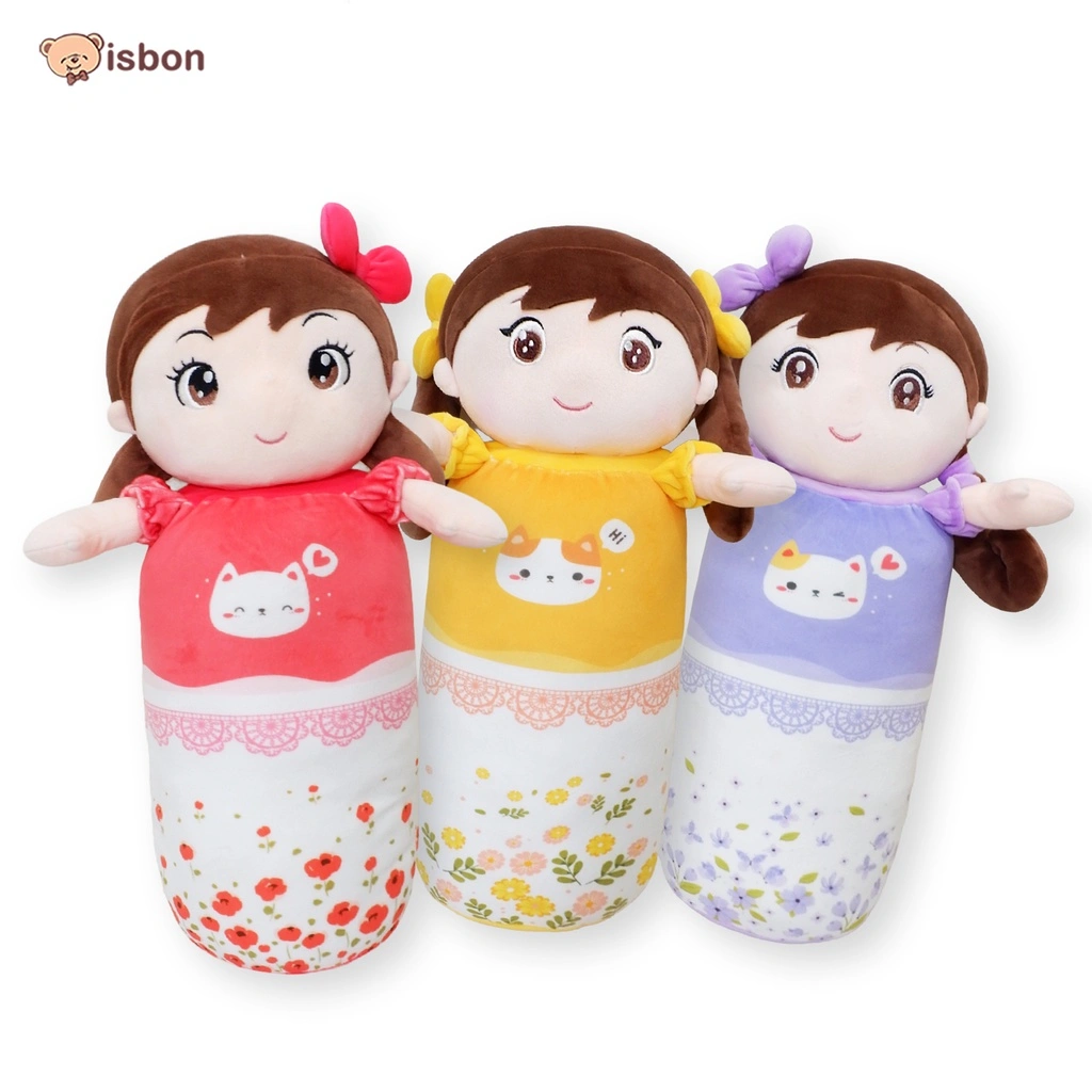 Boneka GULING BOLSTER LITTLE SISTER Cewek Cantik Kado Mainan Anak Dipeluk by Istana Boneka