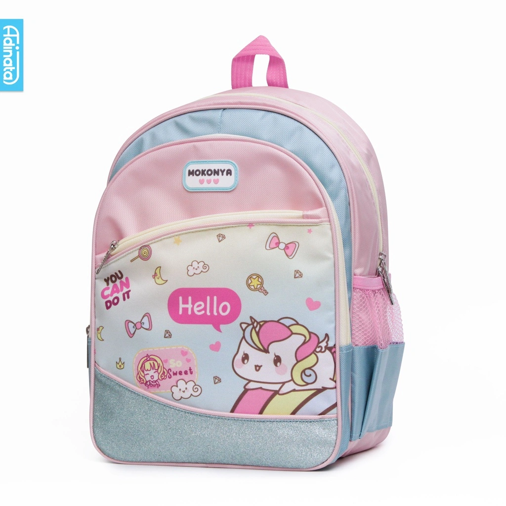 Adinata Mokonya Diamond Tas Sekolah Ransel Anak Perempuan L Tas Fashion