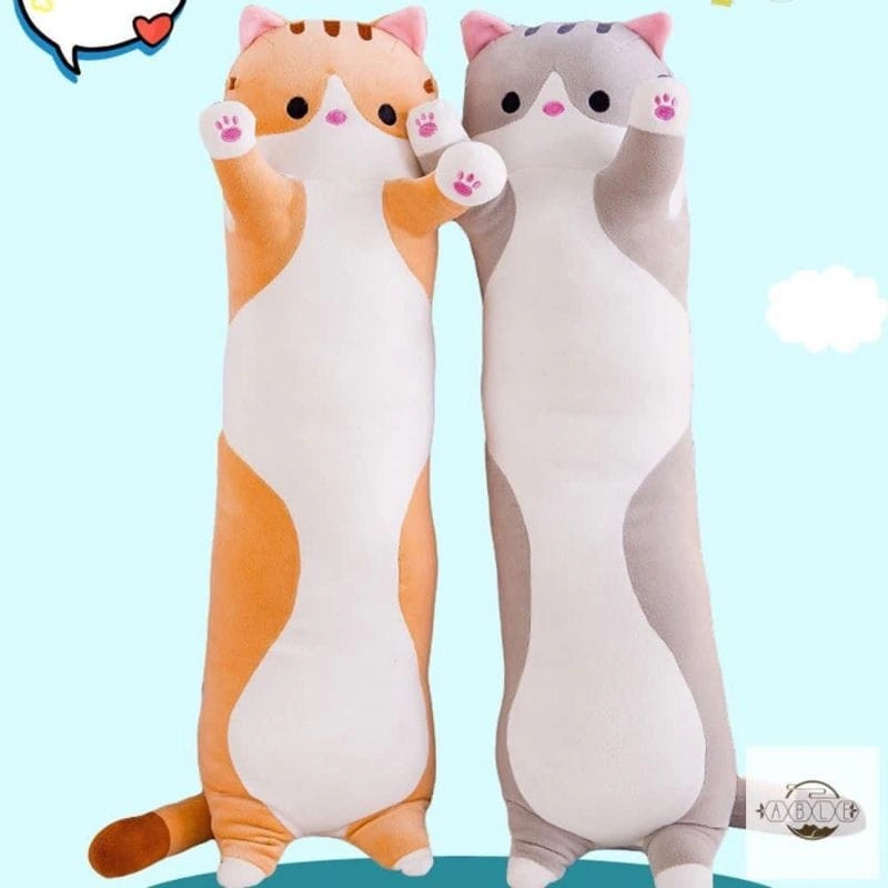 Boneka Guling Kucing Berdiri Tinggi 60cm Kado Special Hadiah Buat Anak Tersayang Boneka Guling Berkarakter Kucing Terbaru Guling Untuk