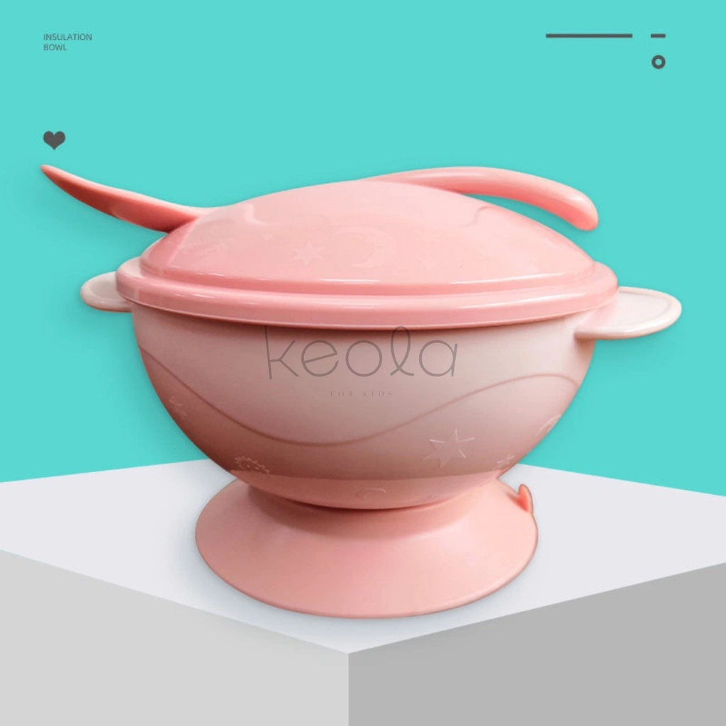 KEOLA -  Set Mangkok Suction Mpasi Anak | Suction Bowl Anak | Mangkok Anti Slip
