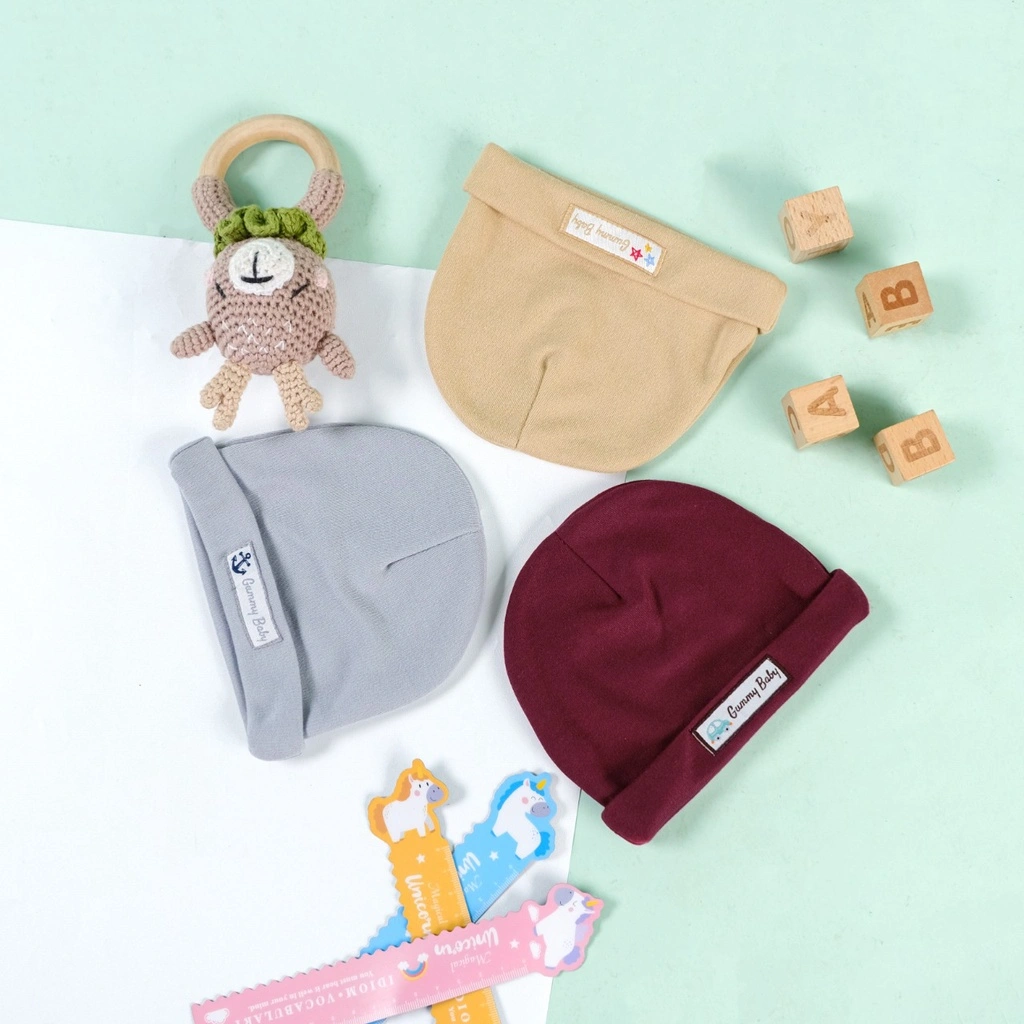 Gummy Baby Beanie Newborn Basic Hat Premium 0-3 Month
