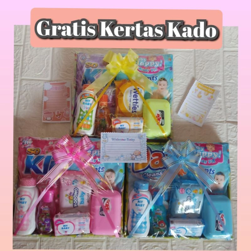 kado bayi baru lahir/hampers bayi baru lahir/parsel bayi baru lahir/sabun peralatan mandi bayi