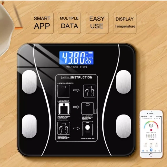 Timbangan Badan Digital Smart Weight Scale Body Fat Monitor with APP