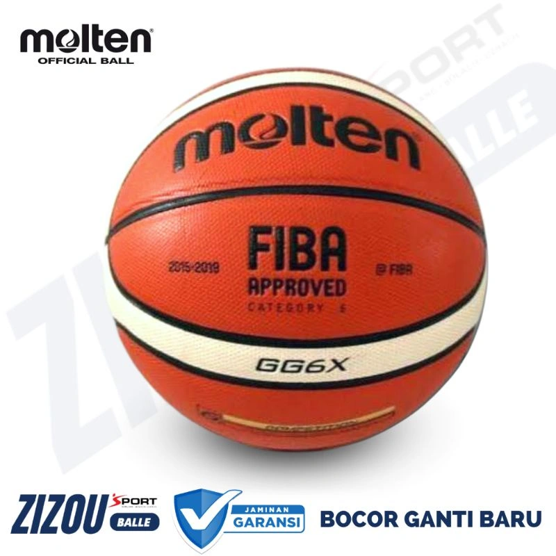 Bola basket size6 original molten GG6X indoor-outdoor size6