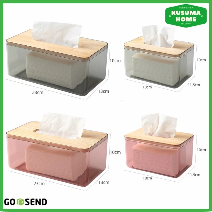 TaffHOME Kotak Tisu Kayu Nordic Minimalist Tissue Box