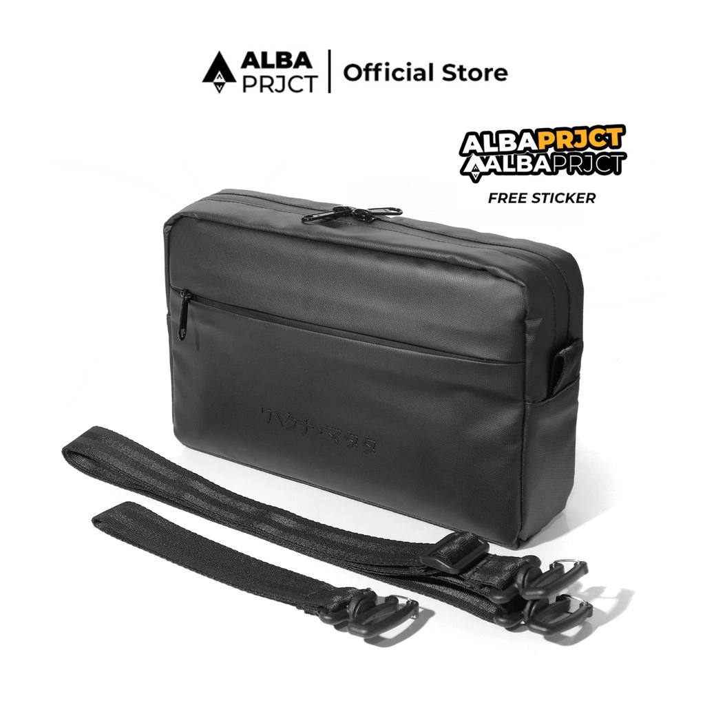 ALBA PROJECT Official - Handbag Genzo Max Tas Clutch Pria Tahan Air I Tas Hand Bag Pria Multifungsi I Tas Dompet Pria | Sling Bag Pria