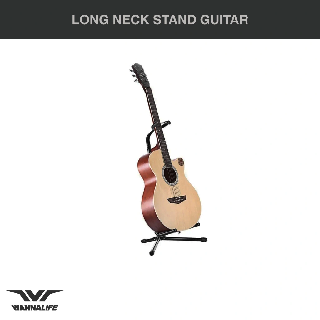 WANNALIFE Stand Gitar | Long Neck - A Shape | Aksesoris Musik