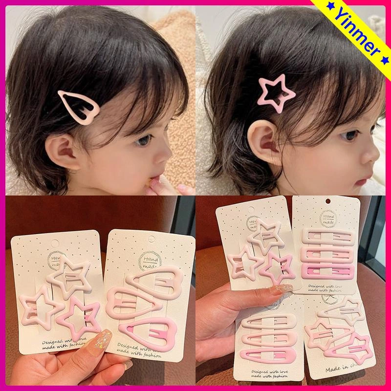 COD Jepit Rambut Pentagram Anak-anak Jepit Rambut Lucu Jepit Rambut Aksesori Rambut Kreatif Gadis Kecil-Yinmer