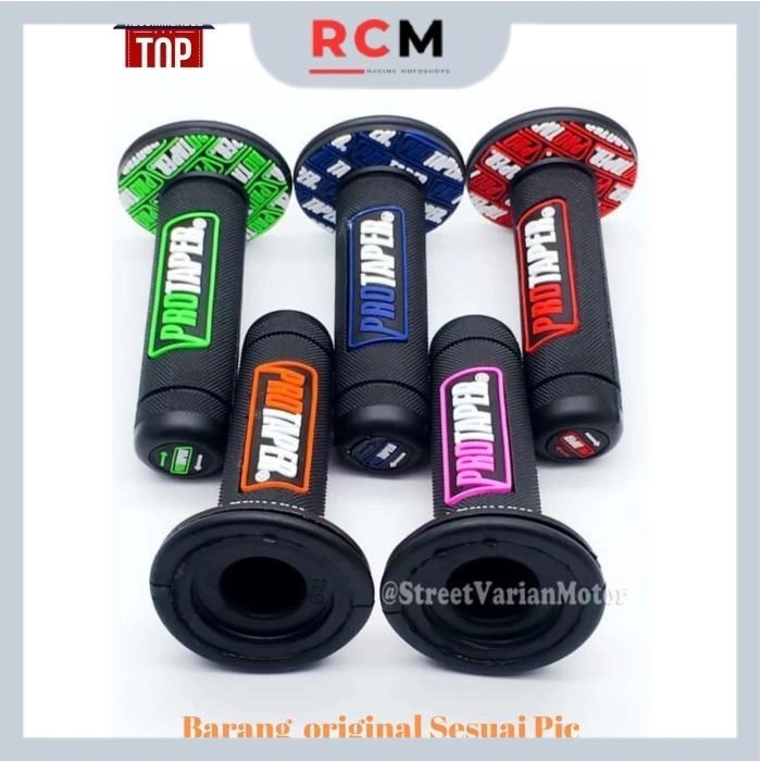 Handgrip Motor Protaper Karet - Biru