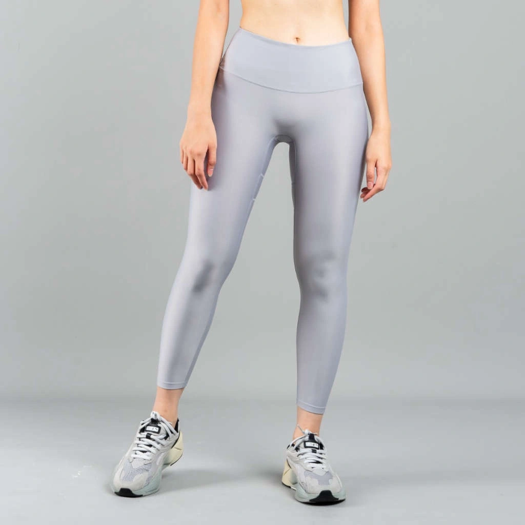 iete Berry High Waist Yoga Leggings Olahraga Wanita - Silver