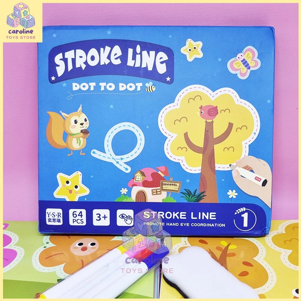 Buku Aktivitas Worksheet Anak 2 3 4 Tahun Buku Edukasi Anak Bisa Dihapus Wipe And Clean Activity