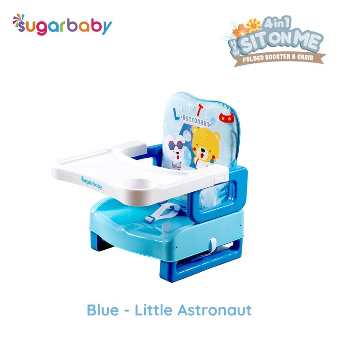Sugarbaby 4in1 SitOnMe Folded Booster & Chair / kursi Makan Anak - LittleAstronaut