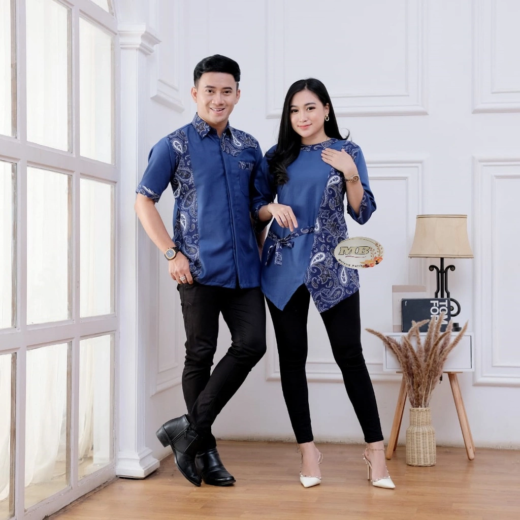 baju batik couple keluarga ayah ibu anak