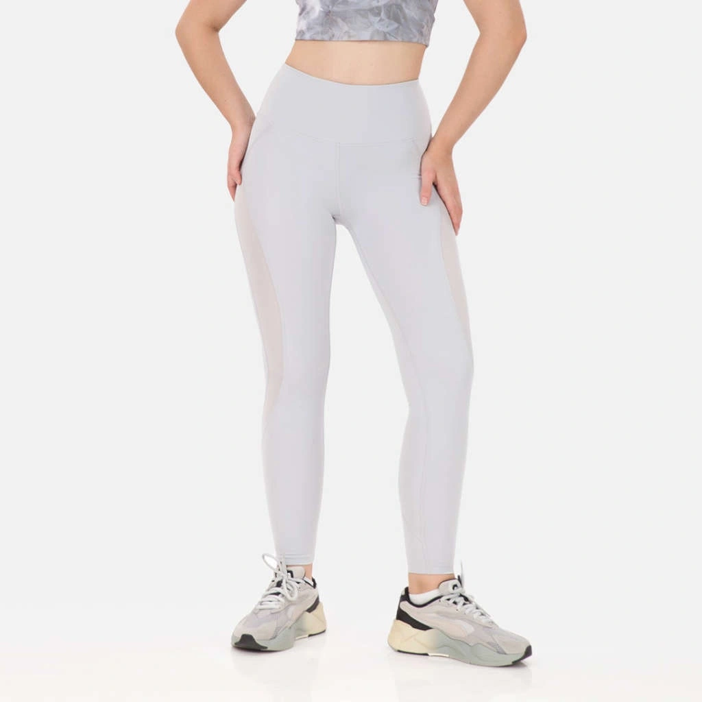 iete X-Trim Curve High Waist Yoga Leggings Olahraga Wanita - Silver