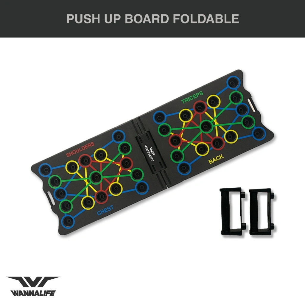 Push Up Board Foldable Alat Bantu Push Up Stand Home Gym Alat Olahraga Fitness