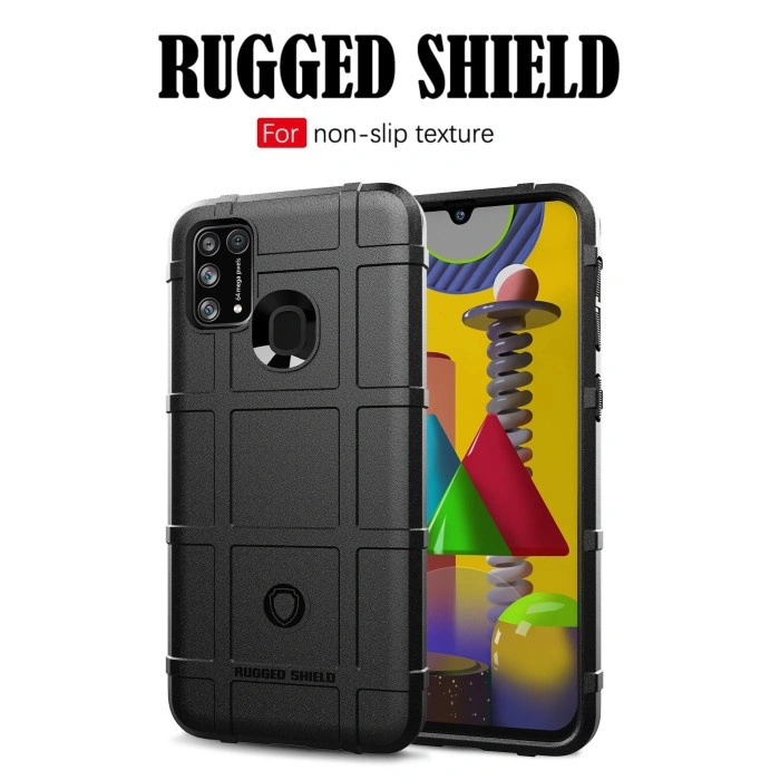 Samsung M31 - Rugged Shield Army Military Silicone Premium Tough Case