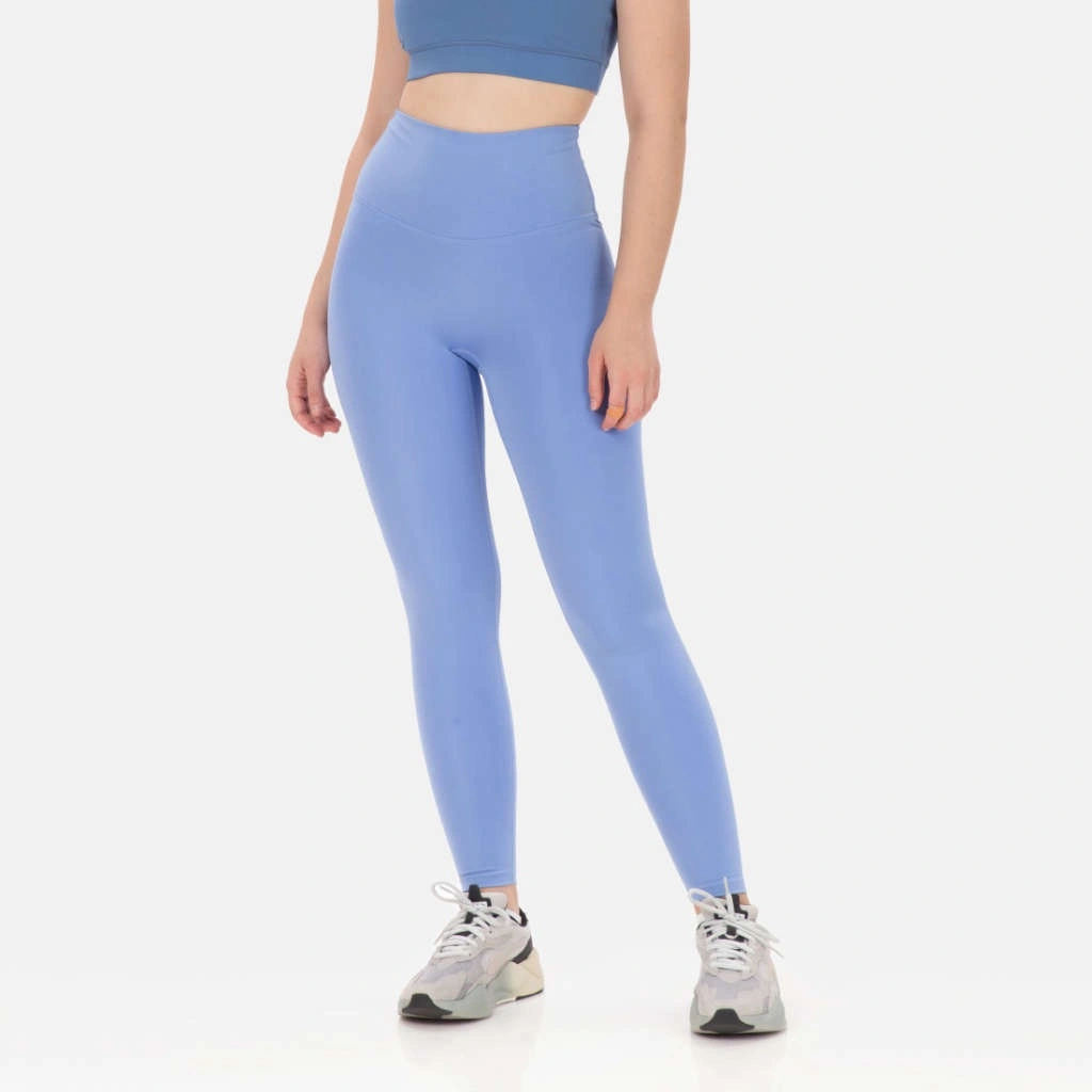 ⁠iete Glide Celana High Waist Legging Olahraga Wanita High Compression | Gym, Yoga, Pilates - Light Blue