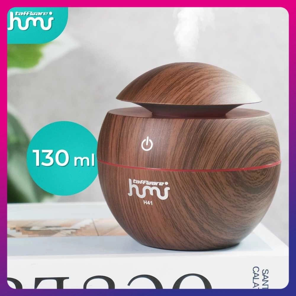 Taffware HUMI Air Humidifier Aromatherapy Oil Diffuser Wood 130ml - H41