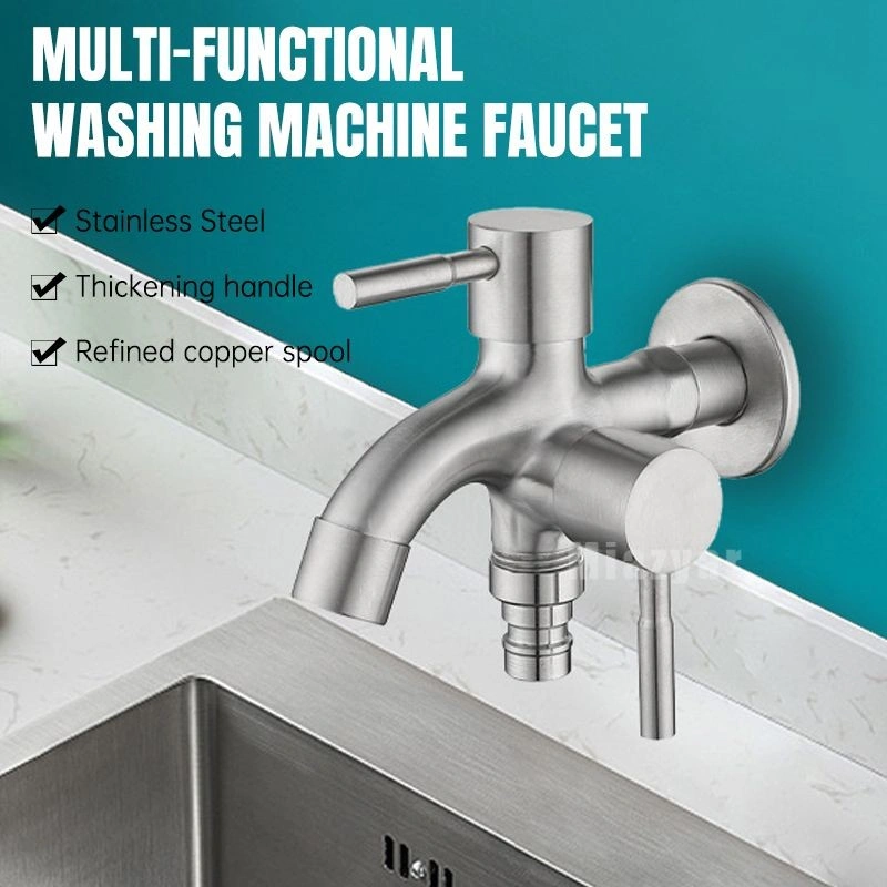 SUS304 Keran Tembok Wall Tap Mesin / Kran mesin cuci / kran taman / kran serbaguna sus 304 Mia