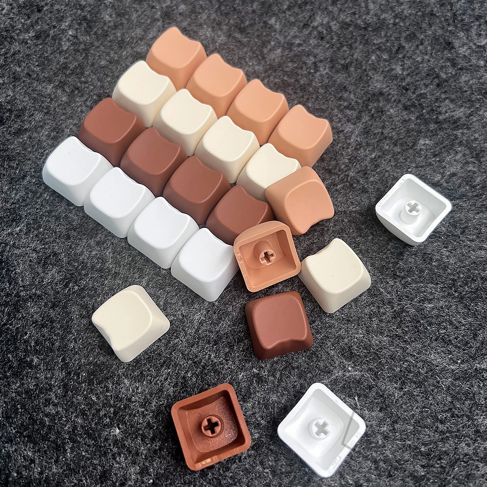Keycaps PBT Mao Kucing Kuping Kitty Lucu 1U mechanical keyboard switch cherry MX outemu kailh gateron