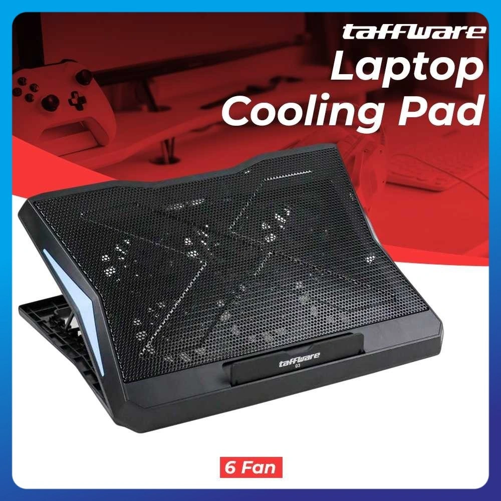 Taffware MC Cooling Pad Laptop Gaming Kipas Pendingin 6 Fan 15.6 Inch - Q3