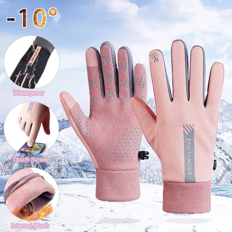 【Ready】Sarung Tangan Motor Waterproof Dengan Zipper Sepeda Touch Screen Gloves Sarung Tangan Gaming