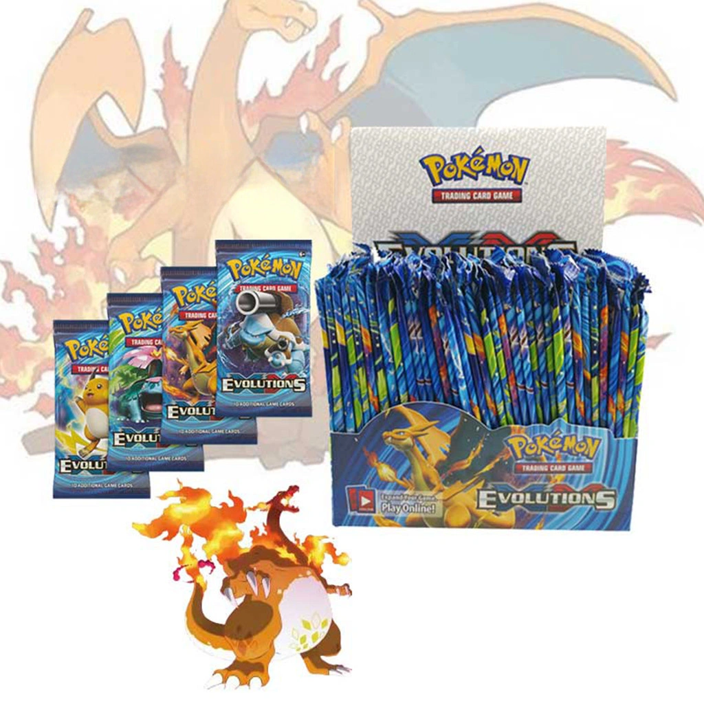 10/50pcs pokemon cards pokemon card booster pack Kartu Pokemon Asli pokemon cards english Permainan Papan