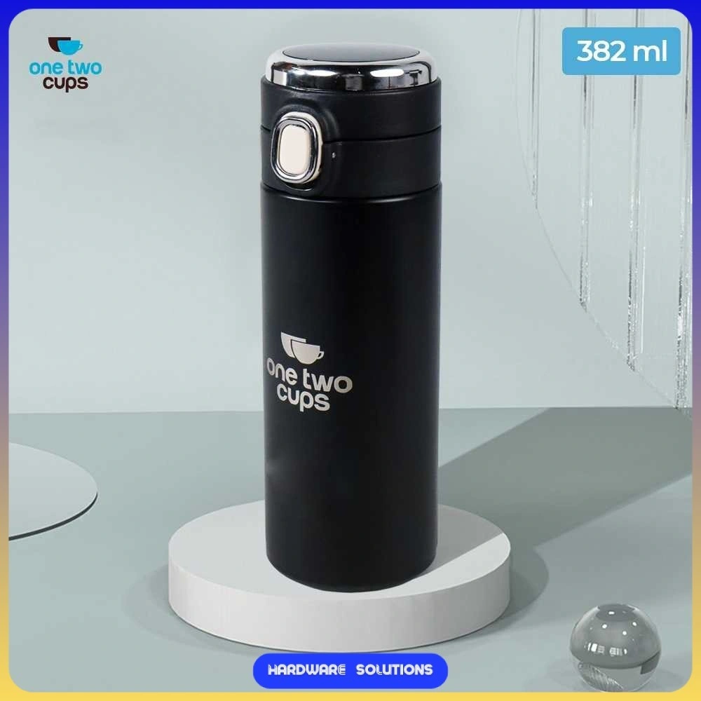 One Two Cups Botol Minum Termos Tumbler Suhu Smart LCD Display 382ml - OTC002