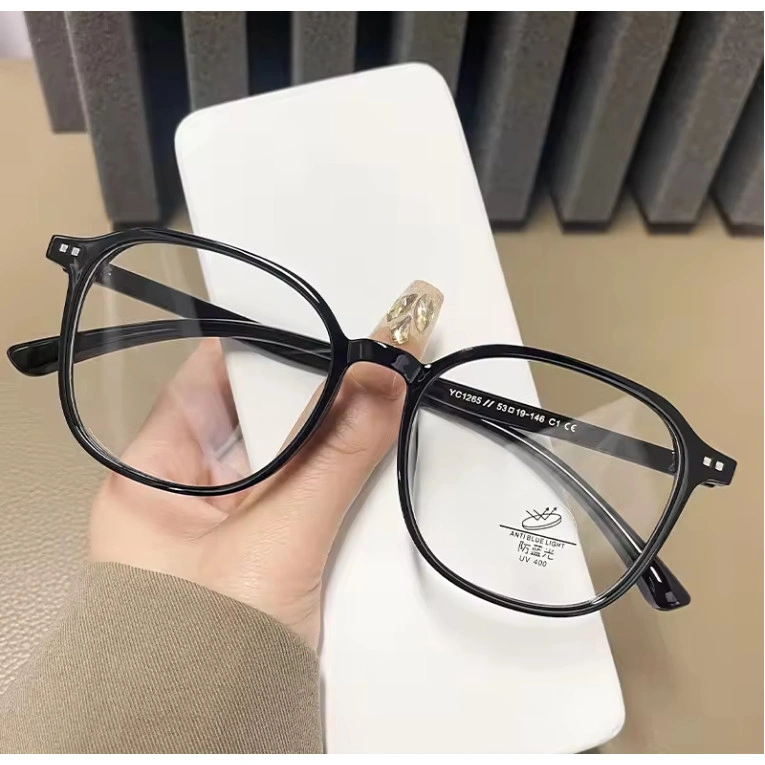Kacamata Minus Fashion Korea Anti Blue Light anti Radiasi Smartphone dan Laptop Model Cat Eye Minus 1990 Kacamatamu.murah