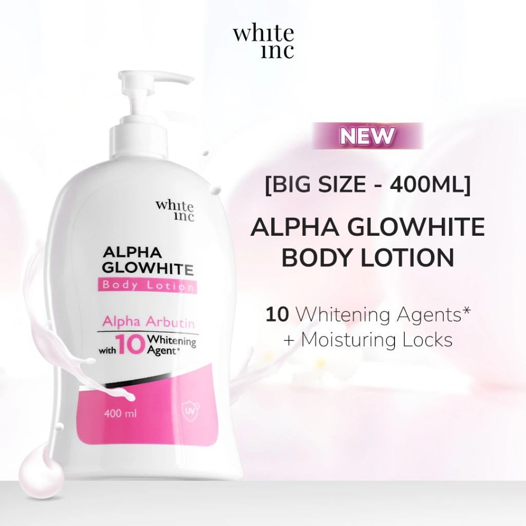 [400ml] WHITE INC Alpha Glow White Body Lotion Hydrating Whitening & Moisturizing