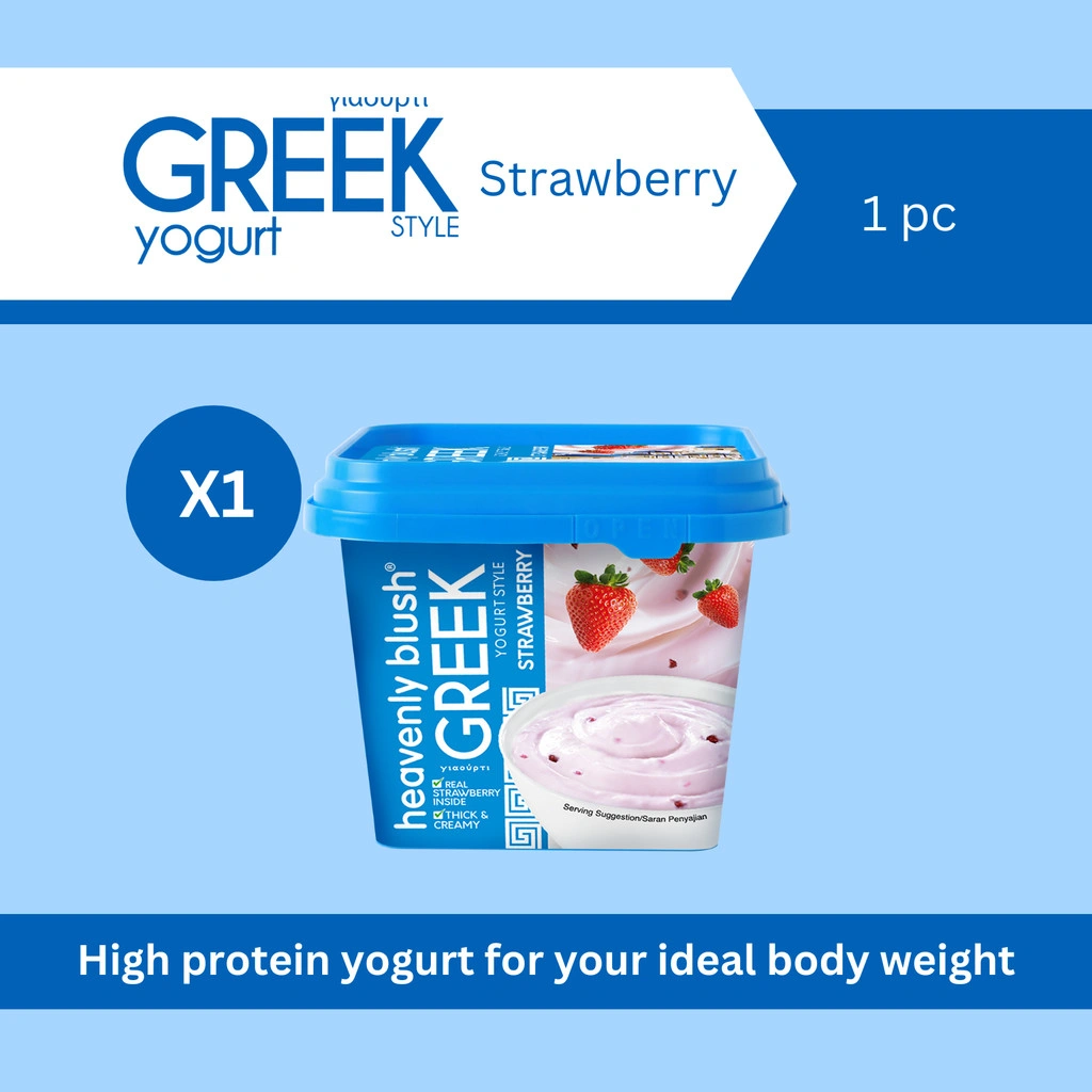 Heavenly Blush Greek Yogurt Strawberry 300ml [1 x 300ml]