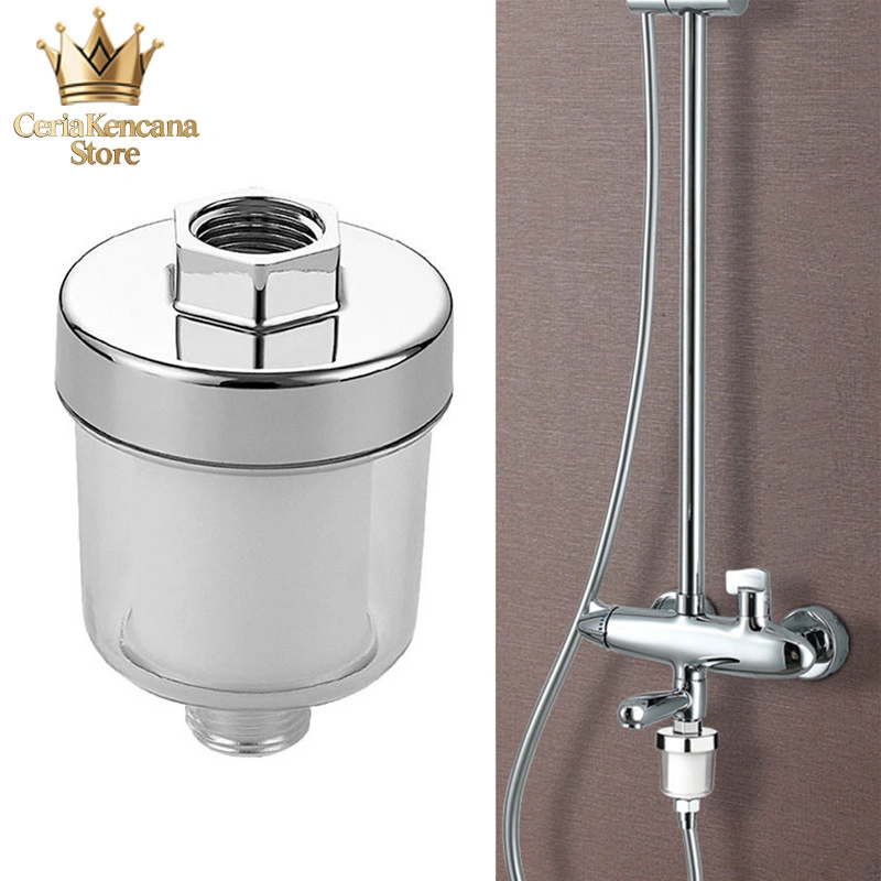 Saringan Shower dan Filter Universal Shower Praktis Efektif Ukuran Universal untuk Penggunaan Mandi Harian