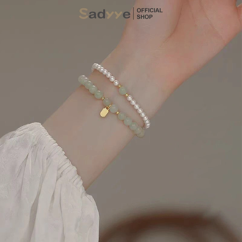 Sadyye Gelang Mutiara Ultra Halus Gelang Desain Niche Wanita Mewah Hadiah Ulang Tahun Sahabat Terbaik