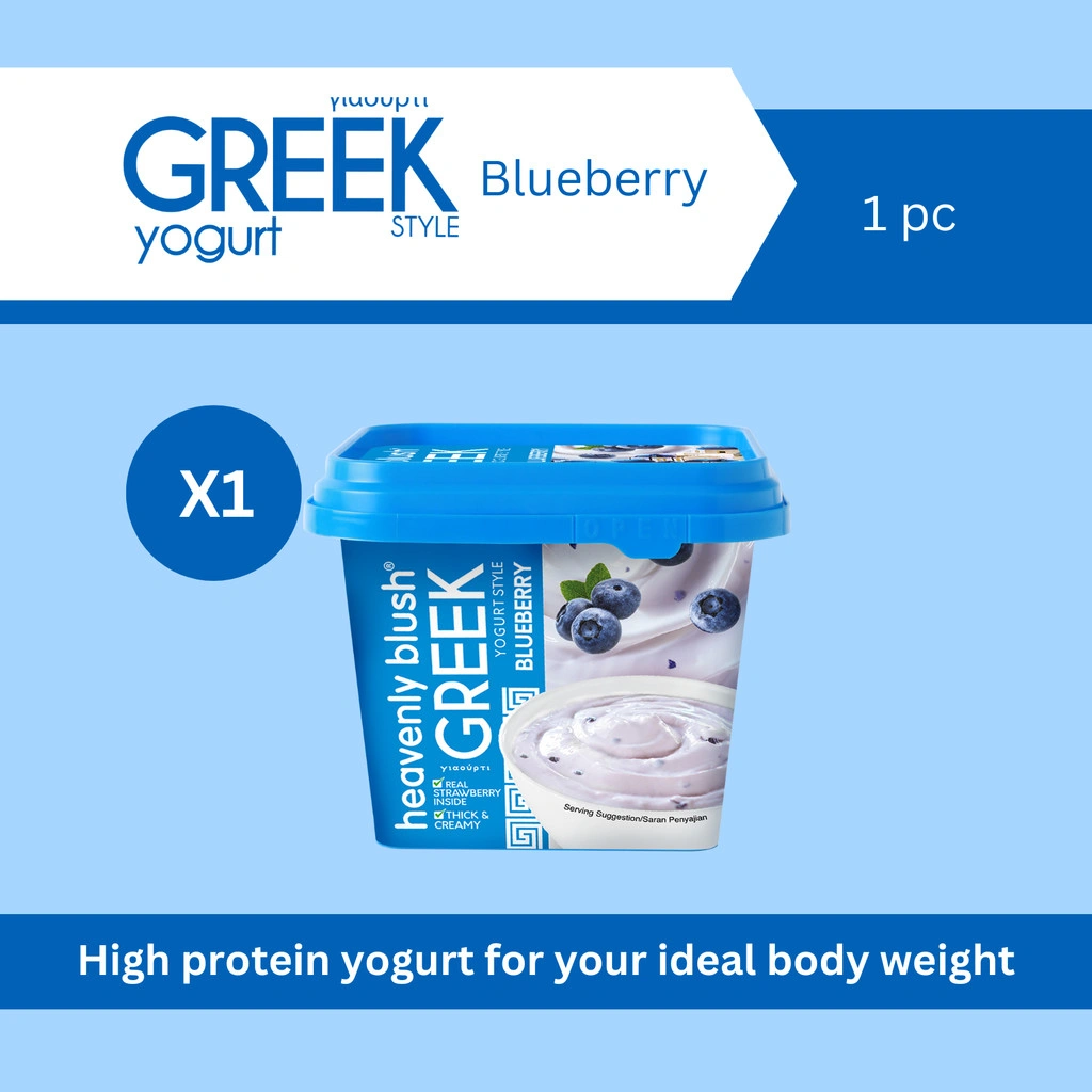 Heavenly Blush Greek Yogurt Blueberry 300ml [1 x 300ml]